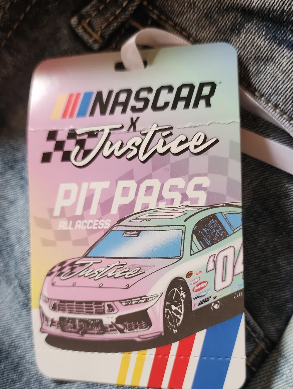 Justice Girl's NASCAR X Justice Collab Jeans